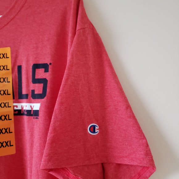 Champion Washington Capitals Short Sleeve T-Shirt Men's XXL 2XL NHL Red NWT - Picture 4 of 11